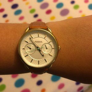 Fossil Women's Tailor Leather Watch